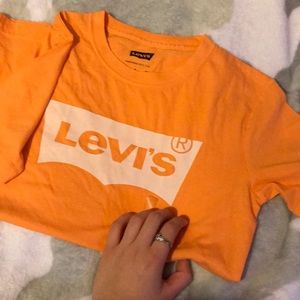 Orange Levi’s Women’s Tee